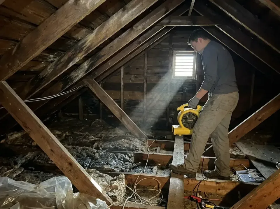 attic-water-damage-drying-proc-007 — frequently asked questions, Emergency Water Extraction & 24/7 Flood Response in White B…